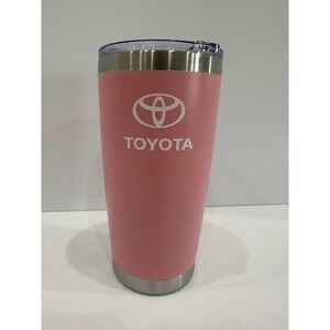 Toyota Pink Stainless Steel Insulated Tumbler Travel Mug with Lid 20oz